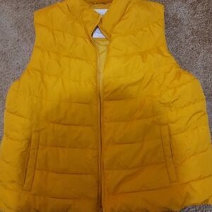 GAP Yellow Puffer Vest